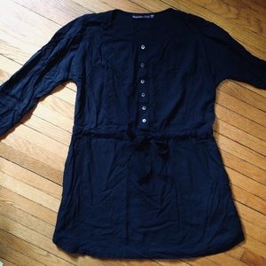Never worn A&F Tie Waist Shirt Dress